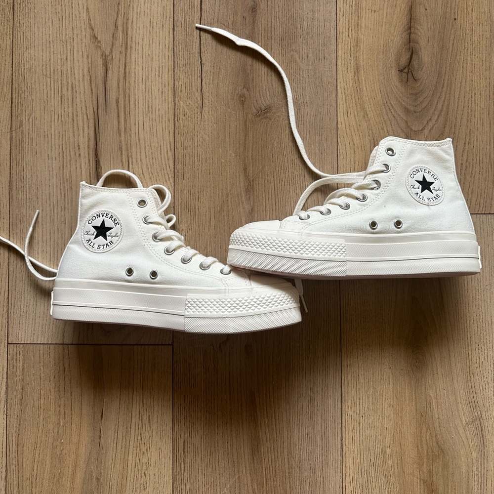 Platform Converse off white